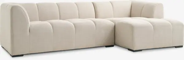 Sofa m/sjeselong ALLESE høyre beige stoff