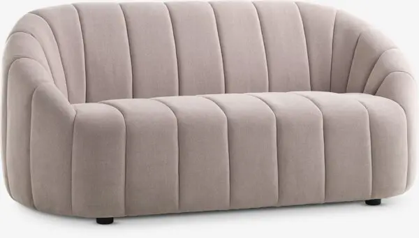 Sofa HUNDIGE 2-seter beige stoff