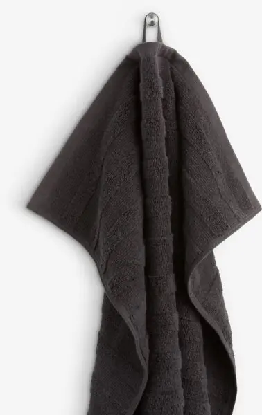 Badehåndkle TORSBY 60x130cm svart