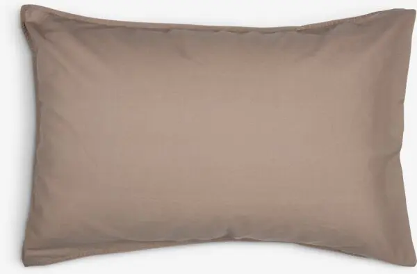 Putetrekk GRO vasket bomull 50x70/75 mørk sand