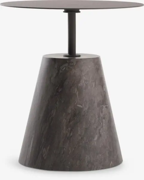 Sidebord DALRIPA Ø45xH50 mørk sand