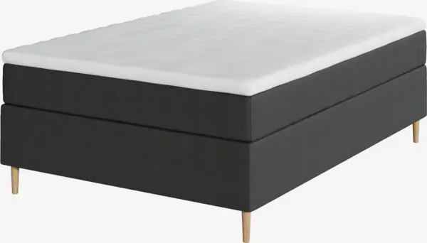 Kontinentalseng 140x200 TYRIA + FLYA grå-40 Medium