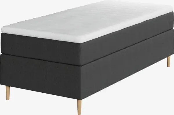 Kontinentalseng 90x200 TYRIA + FLYA grå-40 Medium