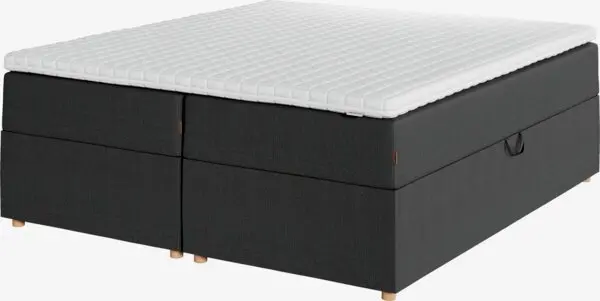 Kontinentalseng 150x200 TYSLA + EKSO grå-40 Fast