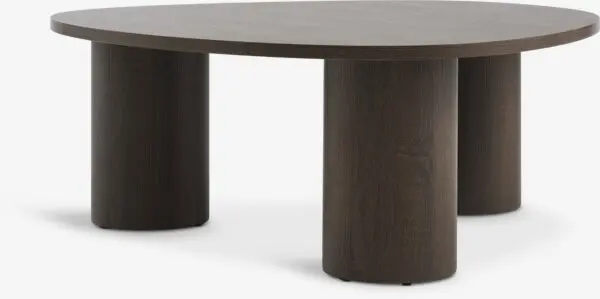 Sofabord RAVNSBJERG 90x90 mørk eikefarget