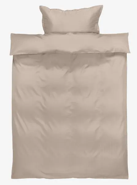 Satengsengesett INGEBORG 140x220 sand