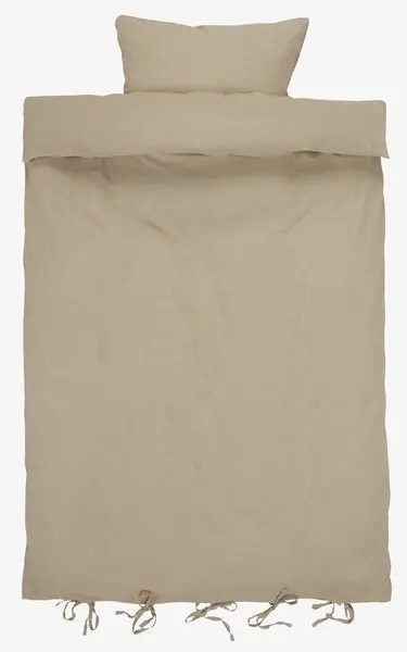 Sengesett LINDA bomull/lin 140x200 natur