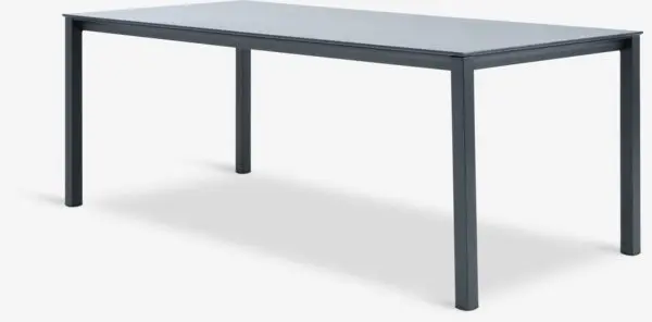 Hagebord LANGET B95xL207 svart