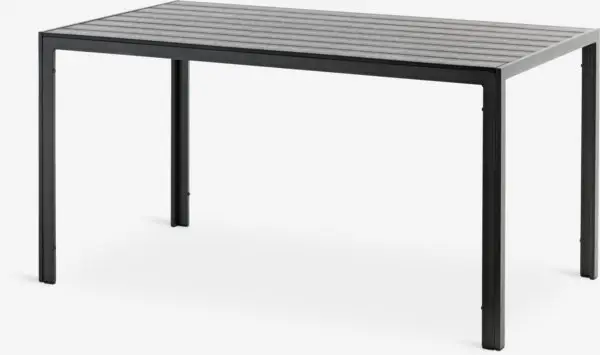Hagebord JERSORE B80xL140 svart