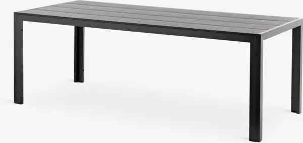 Hagebord MADERUP B90xL205 svart