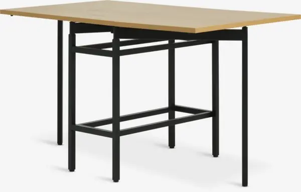 Spisebord FOLDINGBRO 75x38/84/130 varm eikefarget