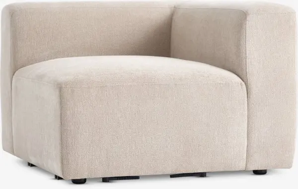 Sofamodul SKEJBY hjørne/ende beige stoff