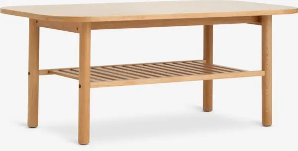 Sofabord LYNGVIG 60x110 m/hylle natur eik