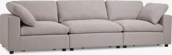Modulsofa LYBY 3-seter sand stoff