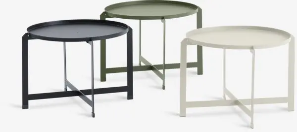 Sidebord BORRE Ø50xH40 assortert