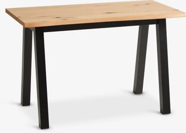 Skrivebord SKOVLUNDE 60x120 natur eik/svart