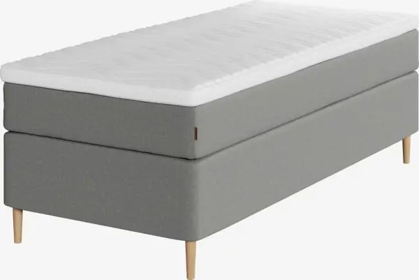 Kontinentalseng 90x200 SOKNA + RESA grå-23 Medium