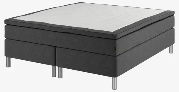 Kontinentalseng 150x200 SOKNA grå-40 Medium lateks