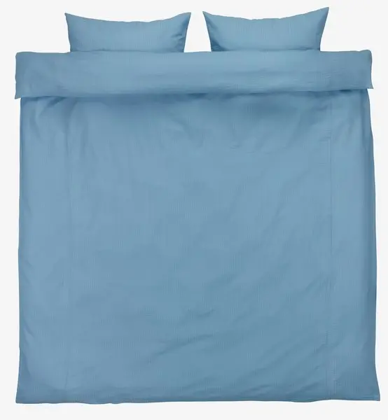 Kreppsengesett TINNE 200x220 lyseblå