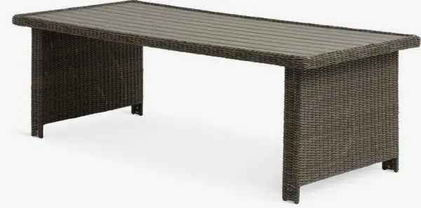 Hagebord GAMMELBY B100xL225 grå