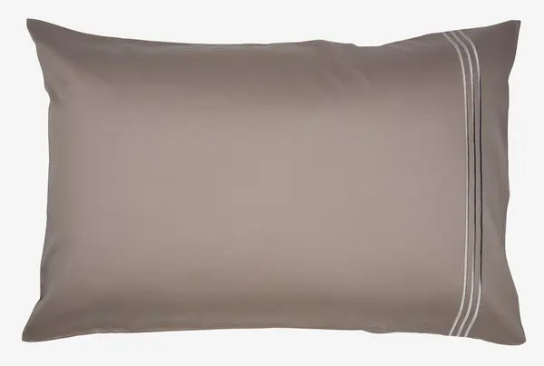 Putetrekk sateng EA 50x70/75 lys grå