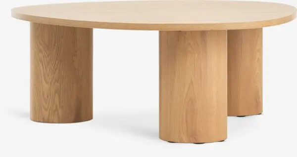 Sofabord RAVNSBJERG 90x90 varm eikefarget
