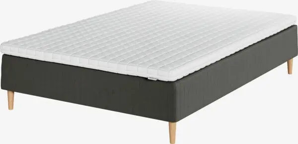 Rammemadrass 140x200 FJELNA + KOLA svart-06 Medium