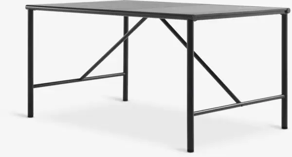 Hagebord VIERLI B90xL149 svart