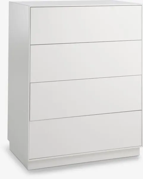Kommode VITTRUP 4 skuffer hvit