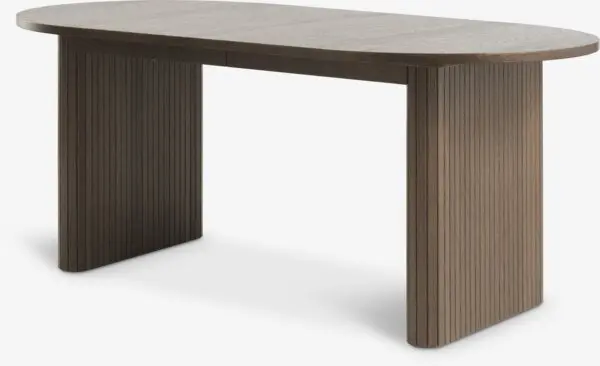 Spisebord LYNGVIG 95x180/260 mørk eik