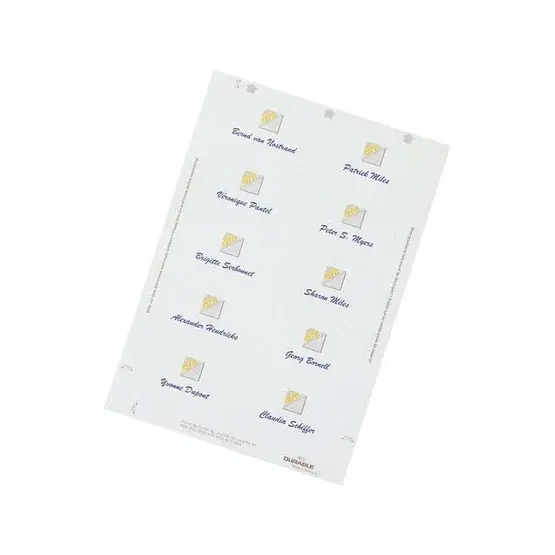 Durable Insert-etikett 90x54mm 20 ark