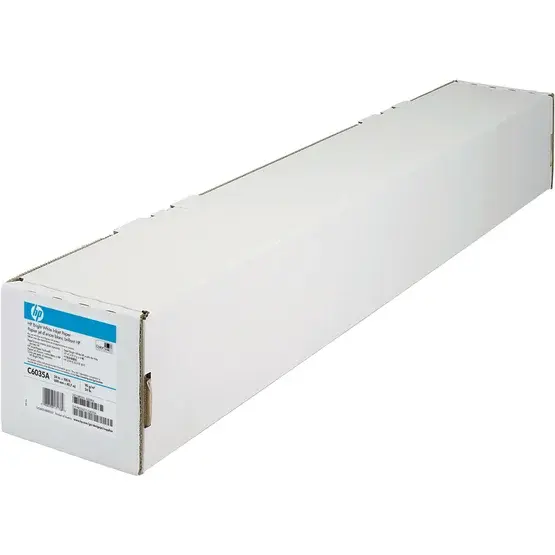 HP Bright White Inkjet Paper - paper - matte - 1 roll(s) - Roll (61 cm x 152.4 m) - 90 g/m²