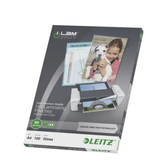 Lamineringslommer A4 UDT 80my Pakke/100