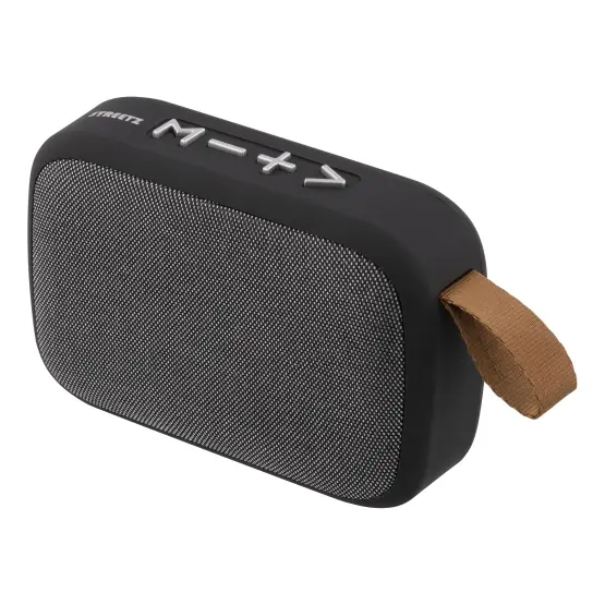 Streetz S101 bærbar Bluetooth-høyttaler, USB/TF/FM, svart