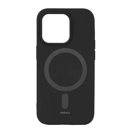Onsala Mobildeksel Silikon MagSeries iPhone 14 Pro, Black