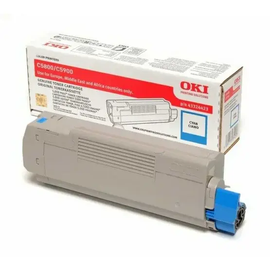 Tonerkassett cyan 5.000 sider