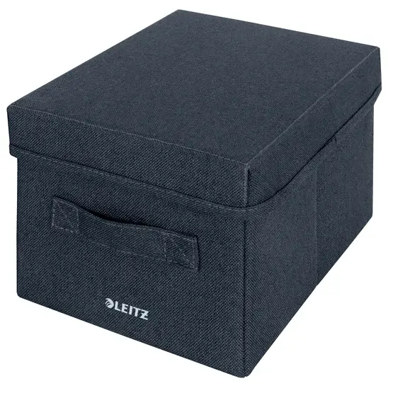 Leitz Fabric Small oppbevaringsboks med lokk, pakke med 2