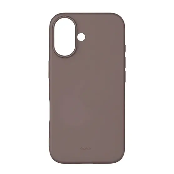 Mobildeksel silikoneffekt MagSeries iPhone 16 E chocolate