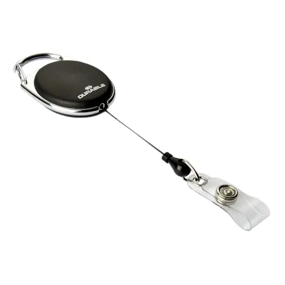 Kortholder Jojo Durable Style m. kneppfeste svart, 10 stk.