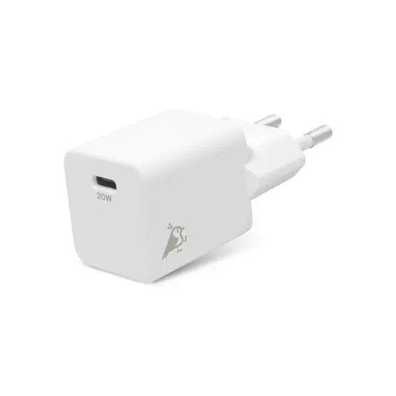 Aqiila Chargebird W20 vegglader PD 20W hvit