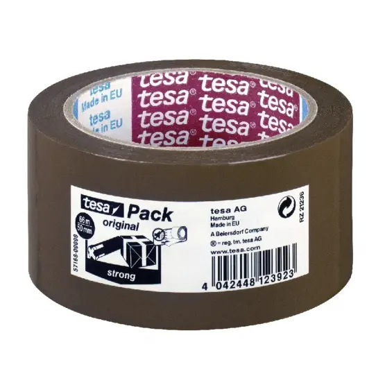 Pakketeip Tesa Strong 66 m x 50 mm transp, 6 stk.