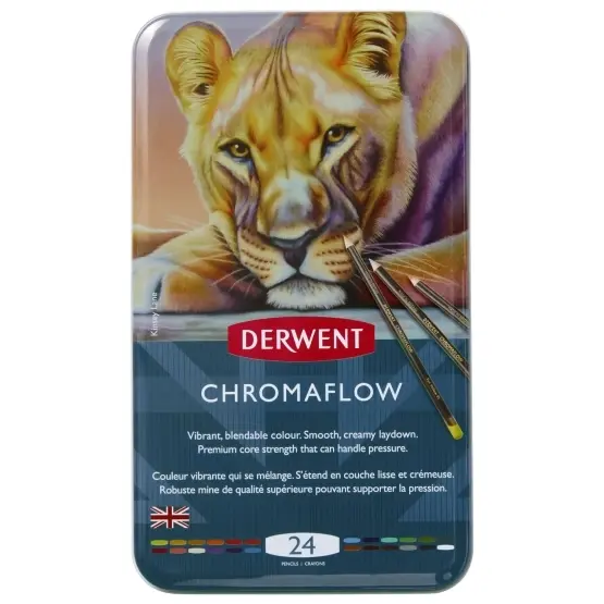 Derwent Chromaflow eske med 24 stk