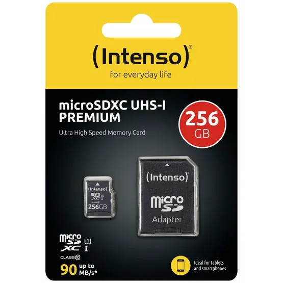 Intenso Micro SDXC 256GB UHS-I Premium