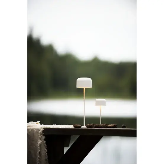 Lille Bordlampe LED USB Hvit 2200K/2700K dimbar