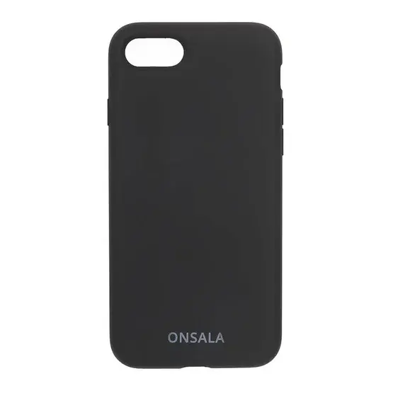 Onsala Mobildeksel Silikon iPhone 6/7/8/SE 20/22, Black