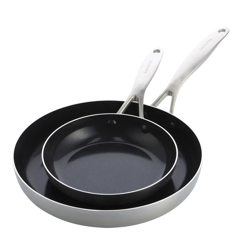 GreenPan Geneva keramisk stekepannesett 2 stk 20/28 cm