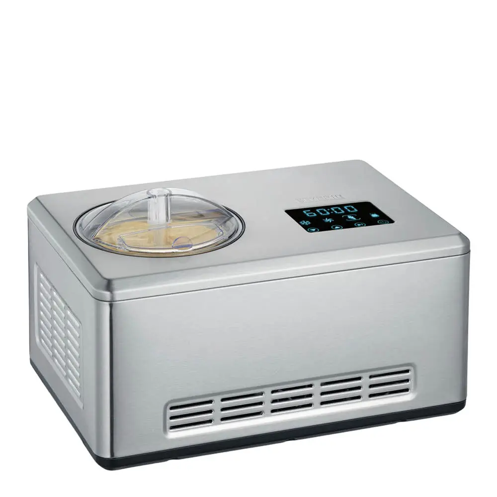 Severin Iskremmaskin EZ7406 med yoghurtfunksjon og iskrembeholder 2 stk x 2L