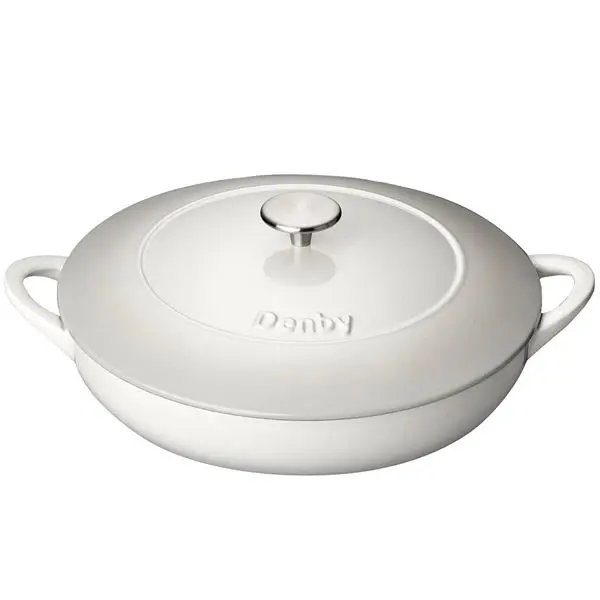 Denby Natural Canvas støpejernsgryte 30 cm krem