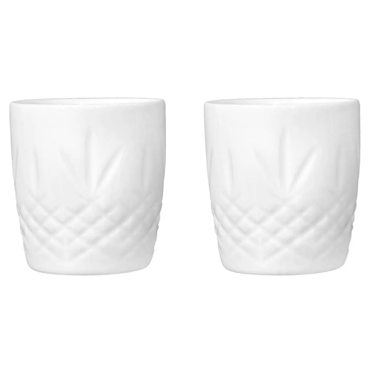 Frederik Bagger Crispy Porcelain krus 28,5 cl 2 stk hvit