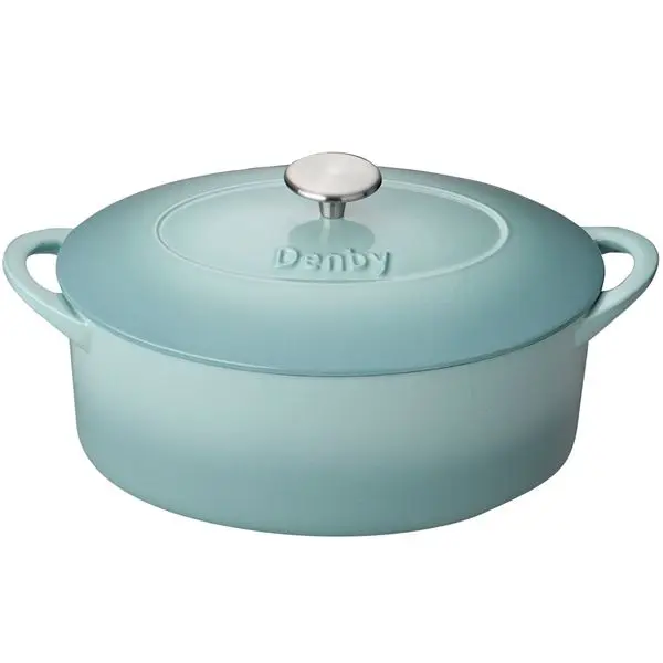 Denby Pavilion støpejernsgryte 28 cm blå
